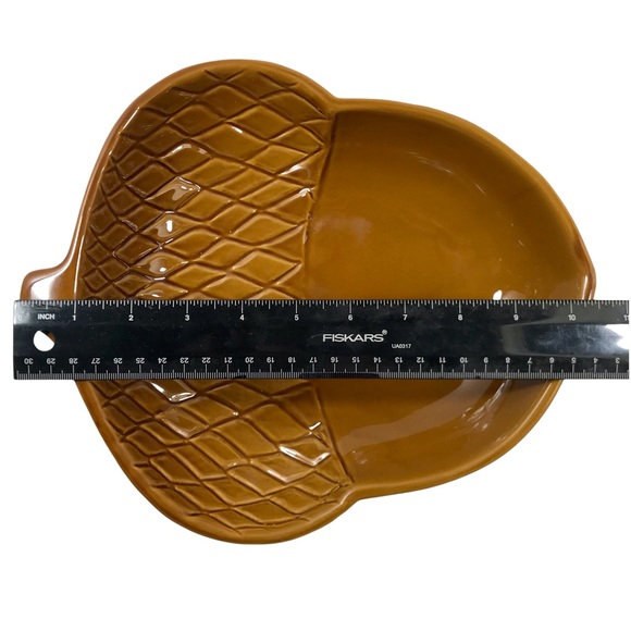 BIA International Cordon Bleu Acorn Shaped Serving Bowl Honey NWT - Picture 8 of 9